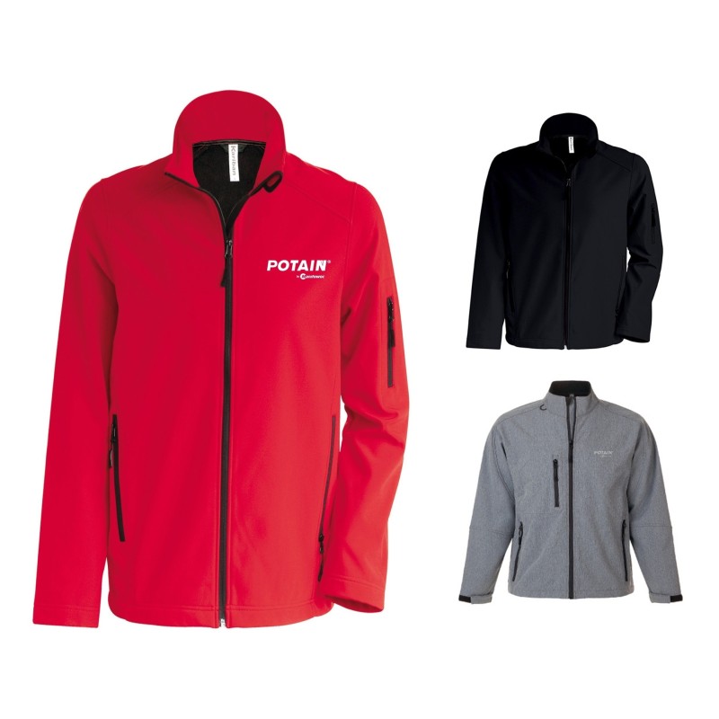 Veste softshell homme  POTAIN